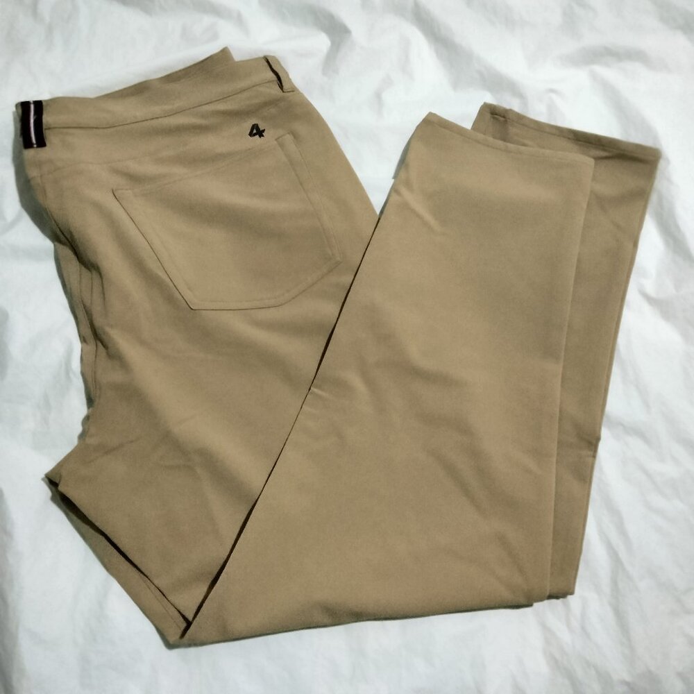 4 Four Laps Traverse Slim Stretch Golf Chino Pants Athletic Acorn 40x32 (42x31)